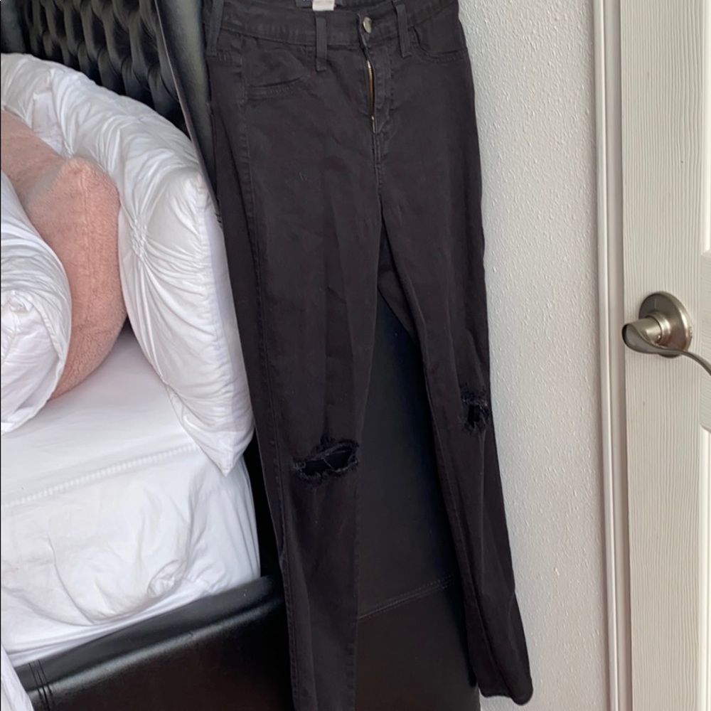 Selling fashion nova black jeans